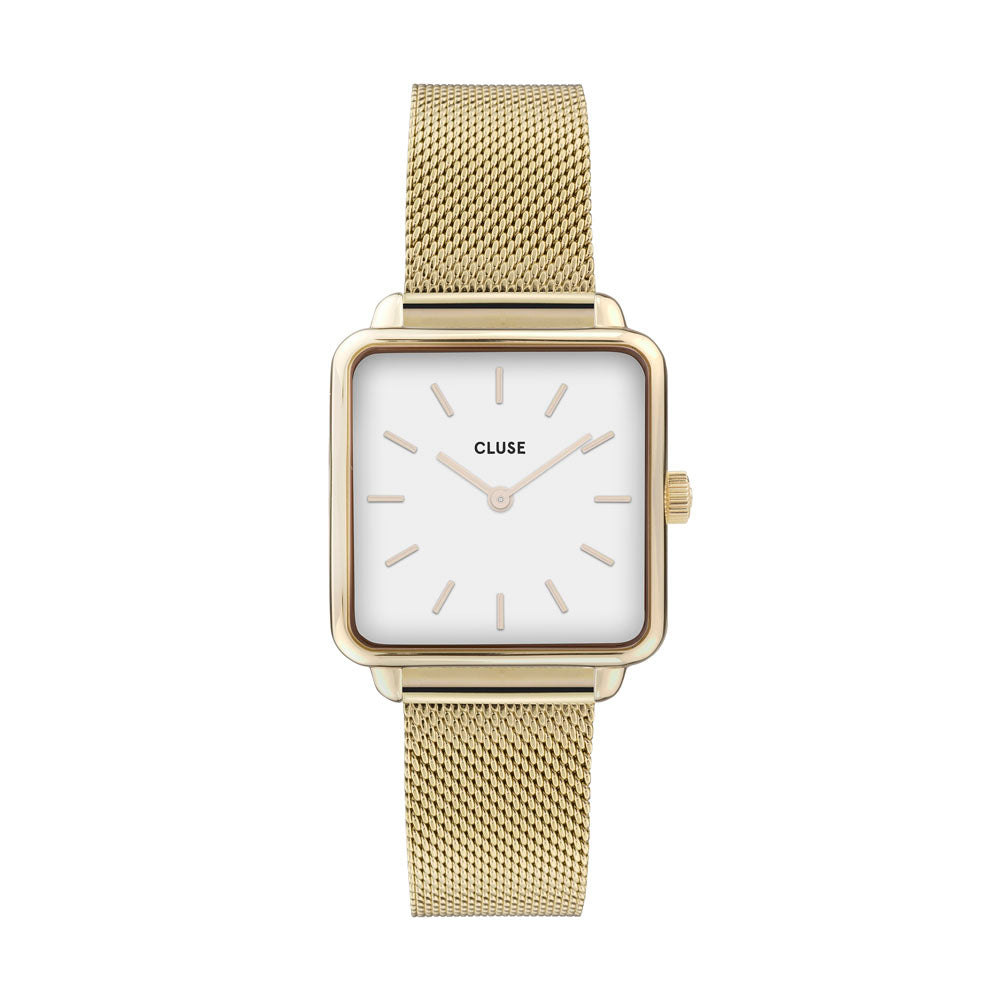 CLUSE La Tetragone Gold Mesh / White CW0101207002