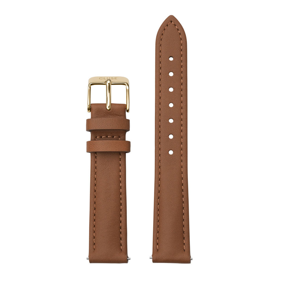 CLUSE 16mm Strap Caramel/Gold CS12231