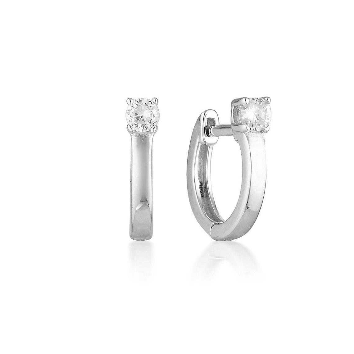 Mia Hoop Earrings Silver