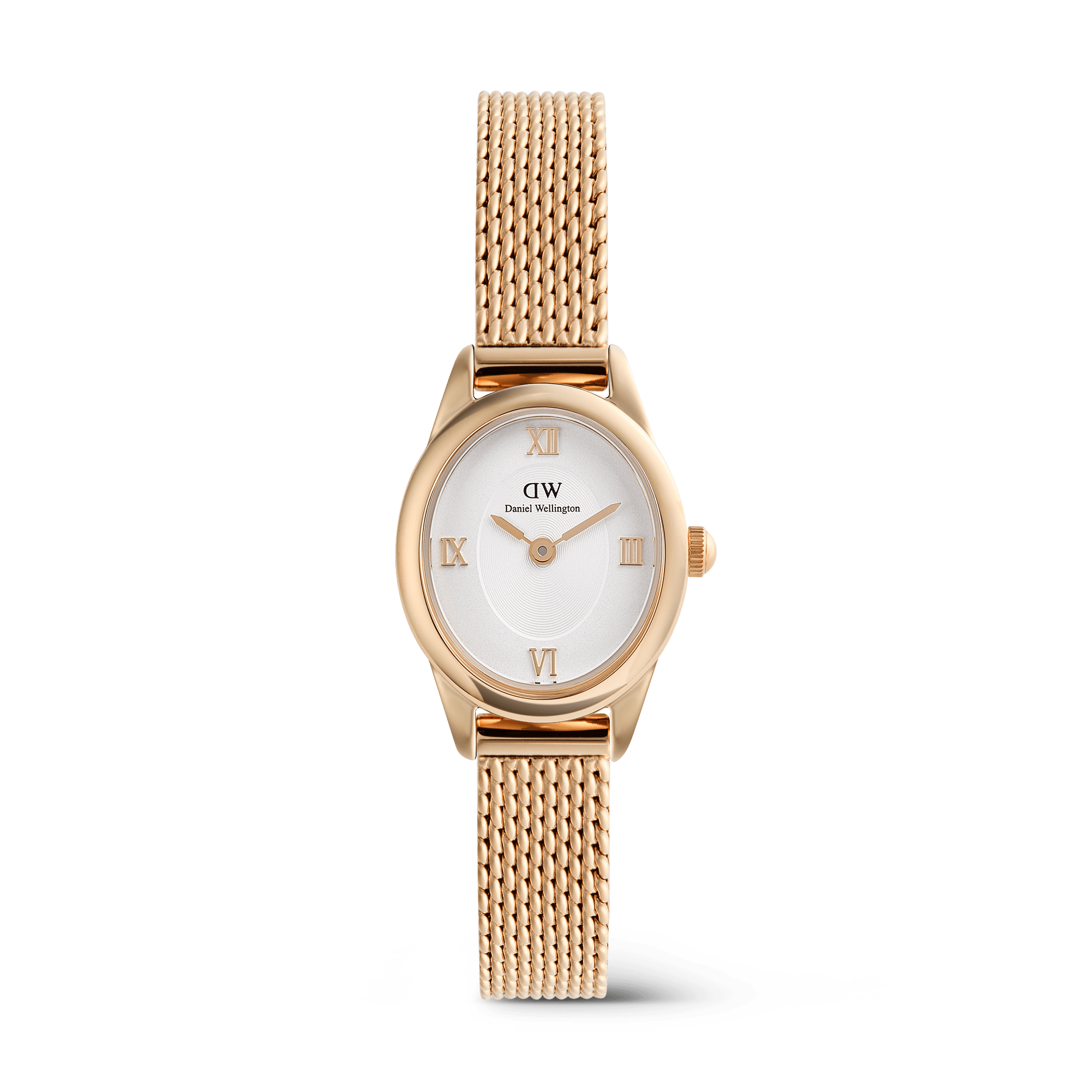 Daniel Wellington Ophelia Mini Mesh White Rose Gold