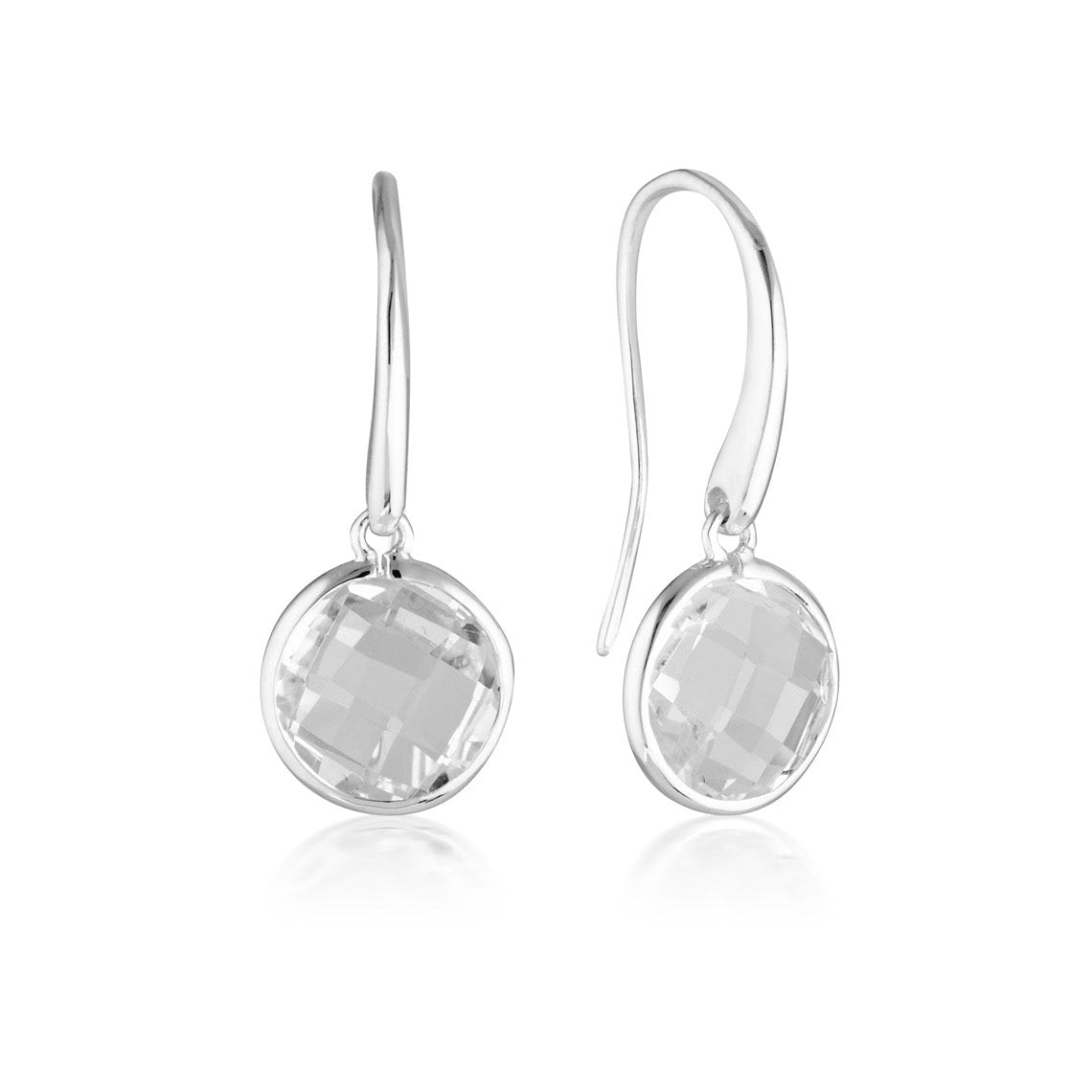 Lucent Hook Earring Large Silver