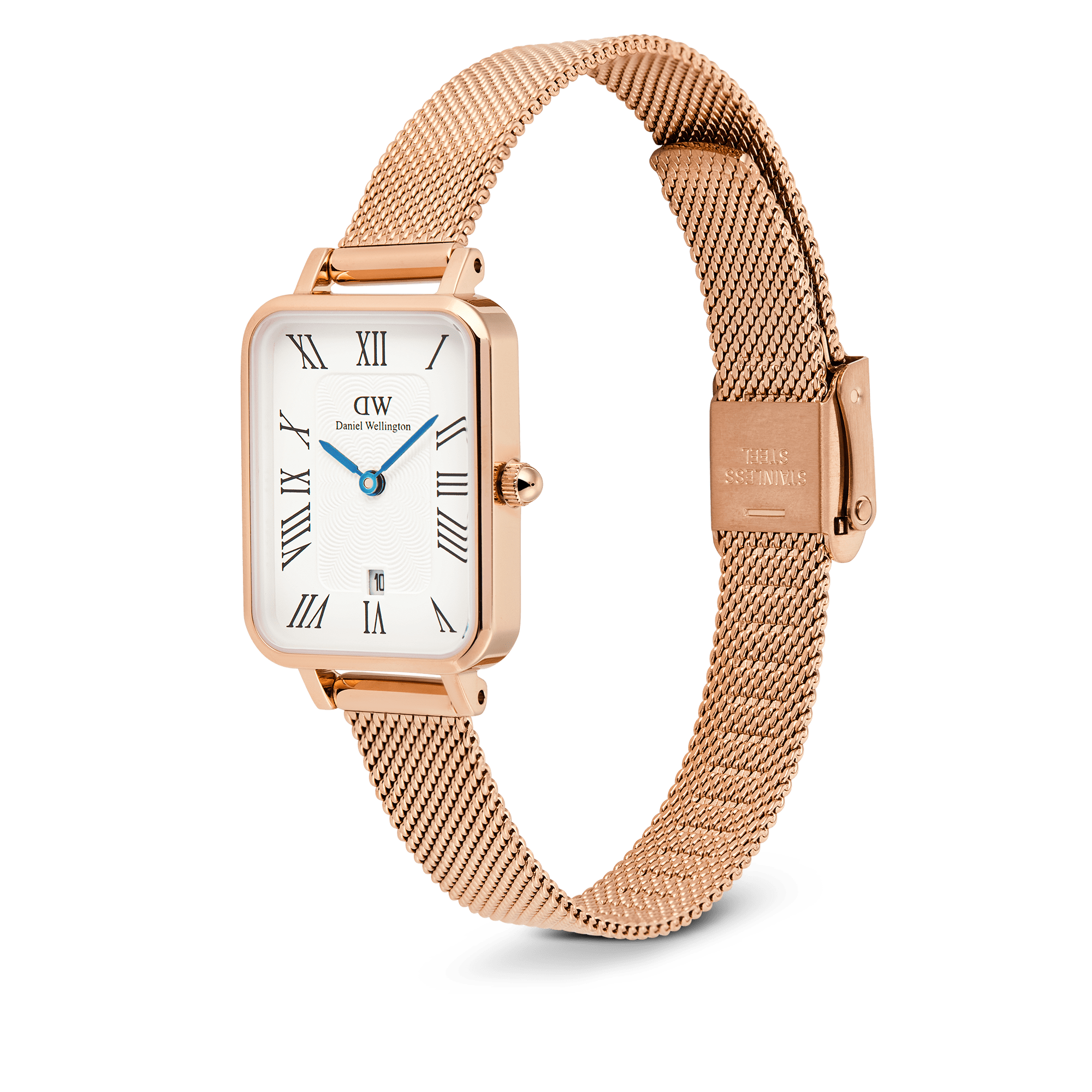 Daniel Wellington Quadro Melrose Roman Numerals Date