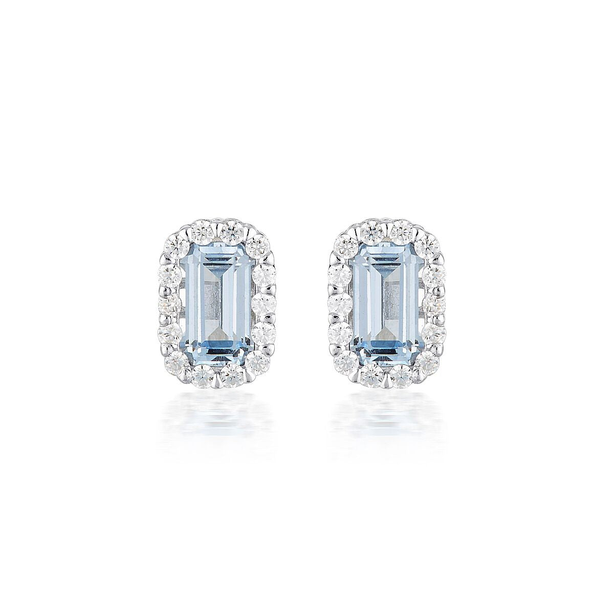 Aquamarine Paris Stud