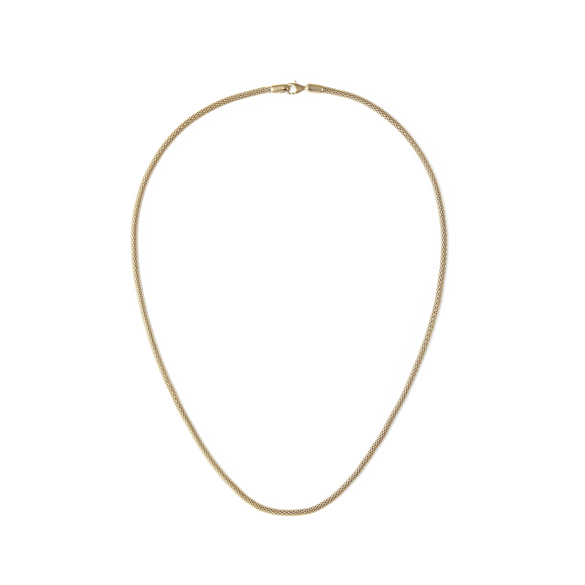 Daniel Wellington Tide Mesh Necklace Gold 2.8