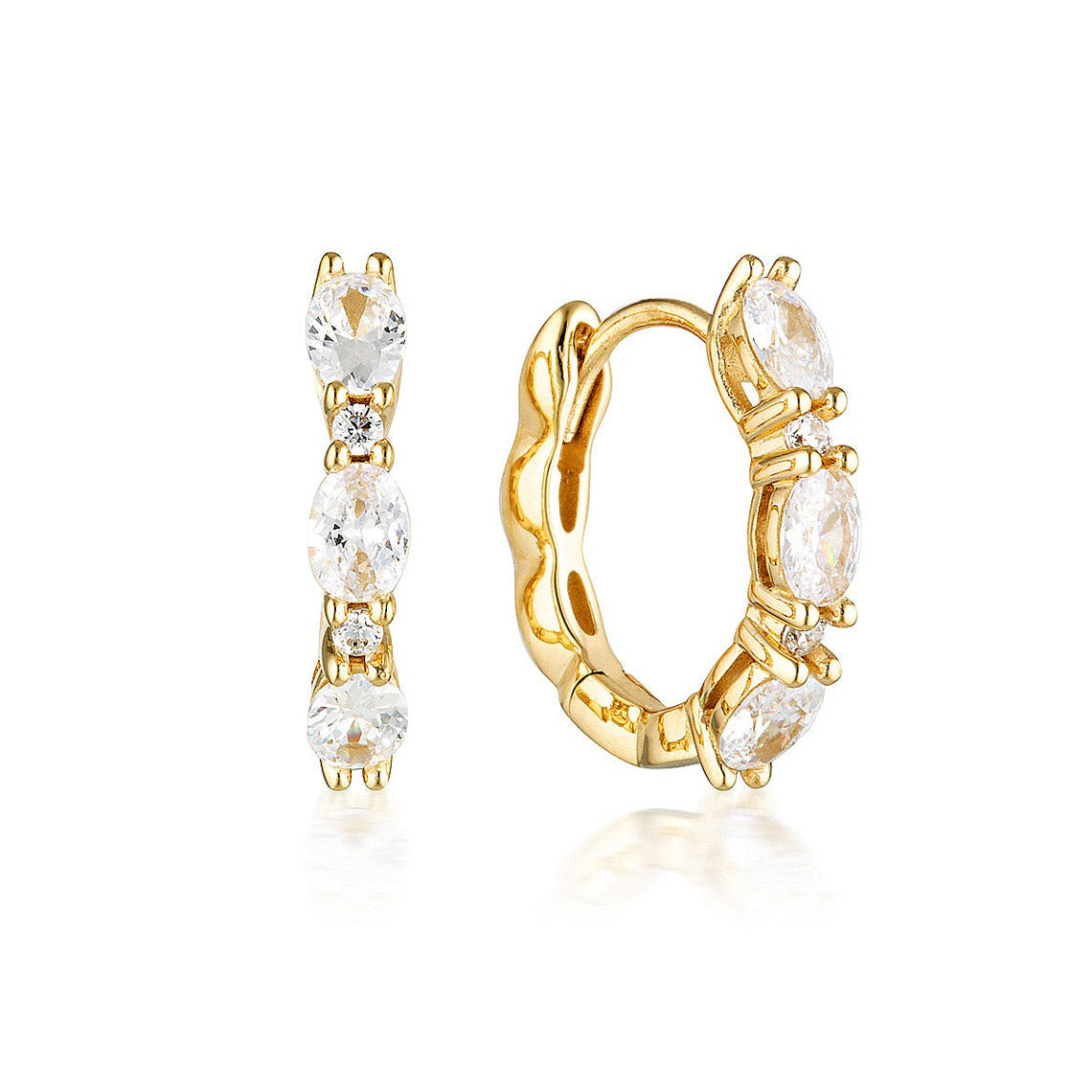 Aurora Glimmer Earrings Gold