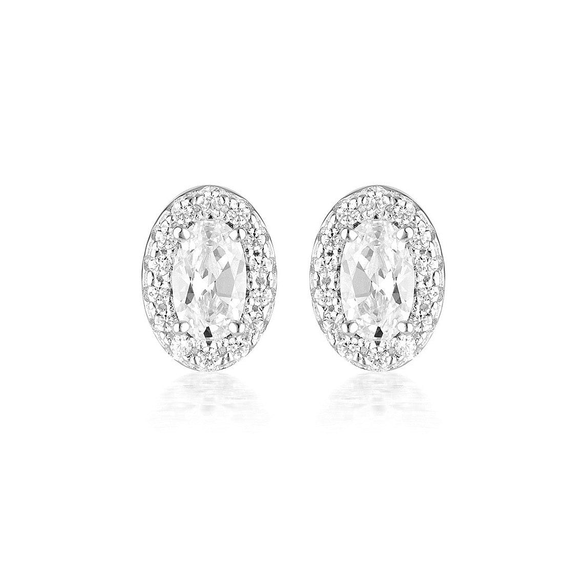 Aurora Glow Earrings Silver