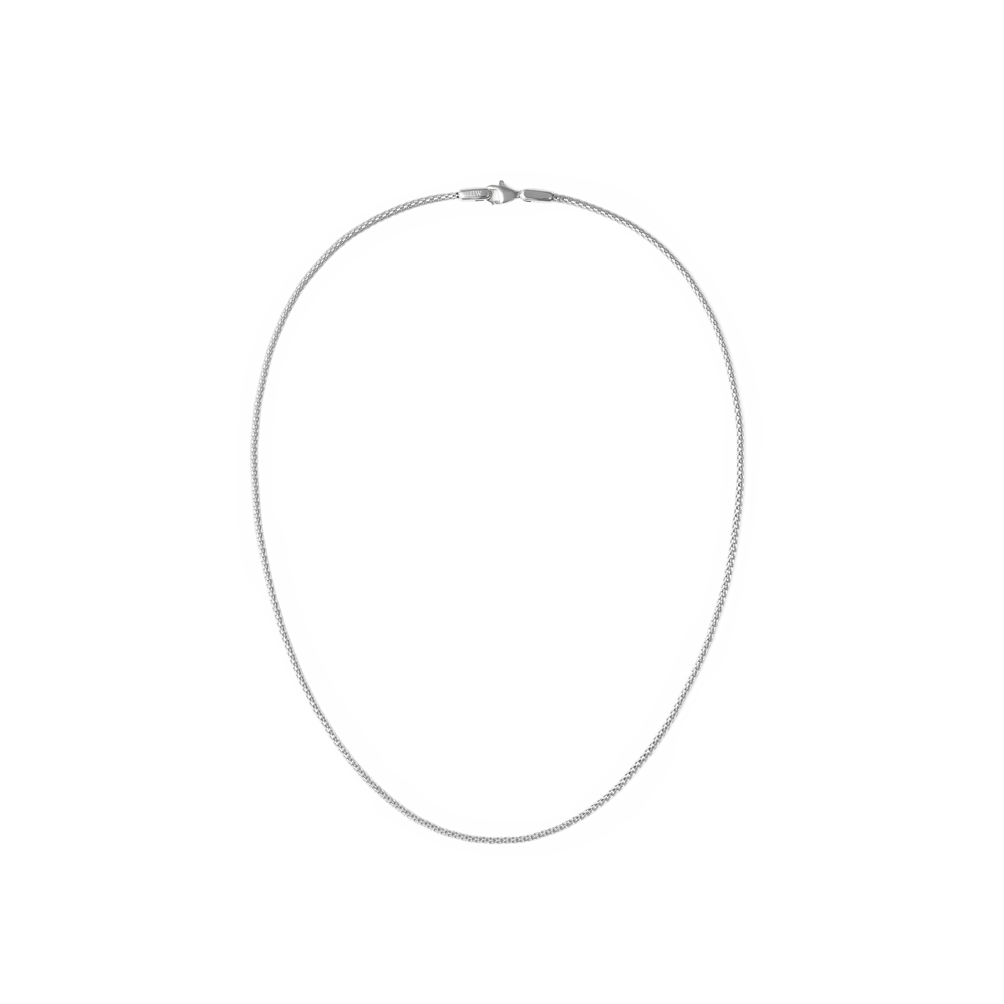 Daniel Wellington Tide Mesh Necklace Silver 1.8