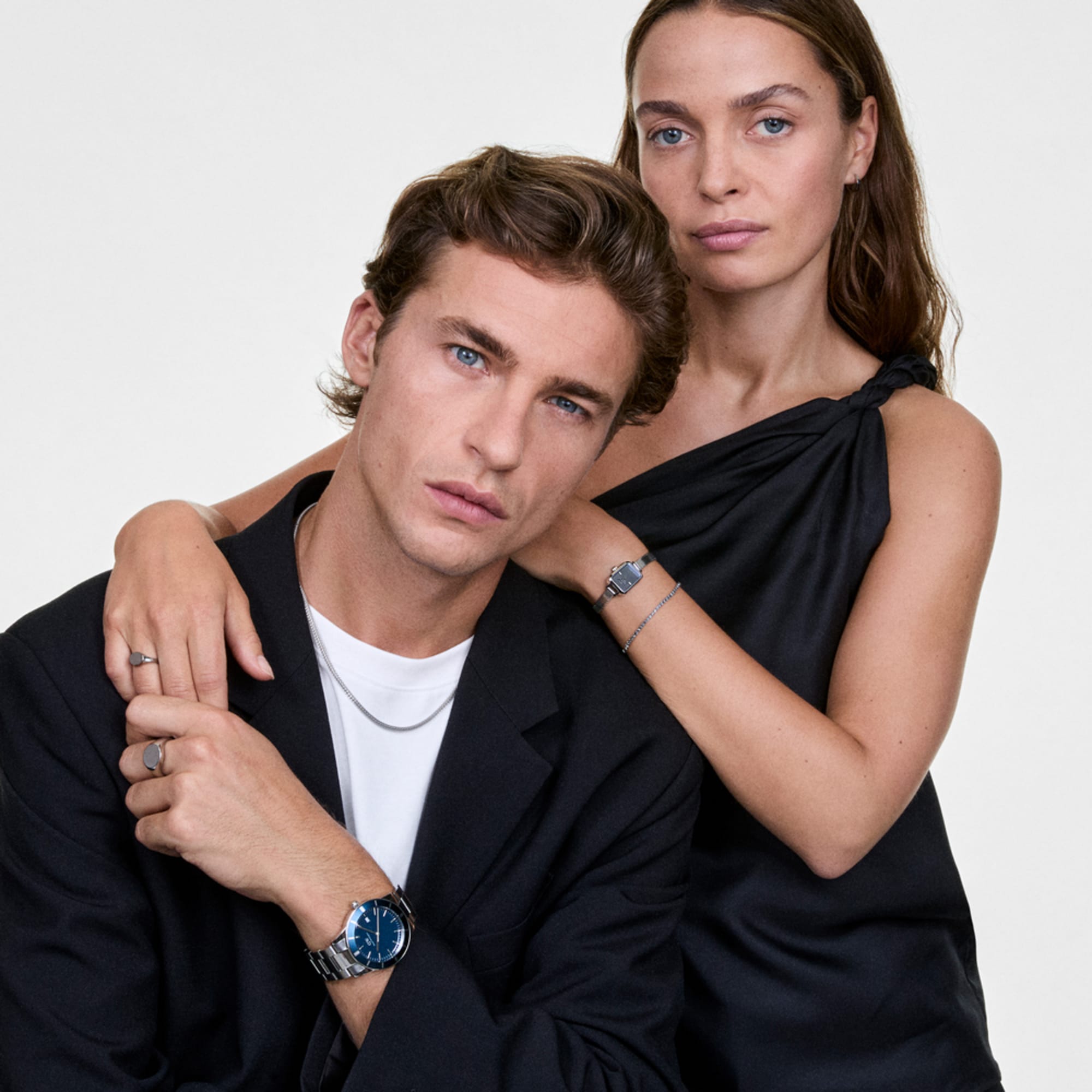 Daniel Wellington Tide Mesh Necklace Silver 1.8