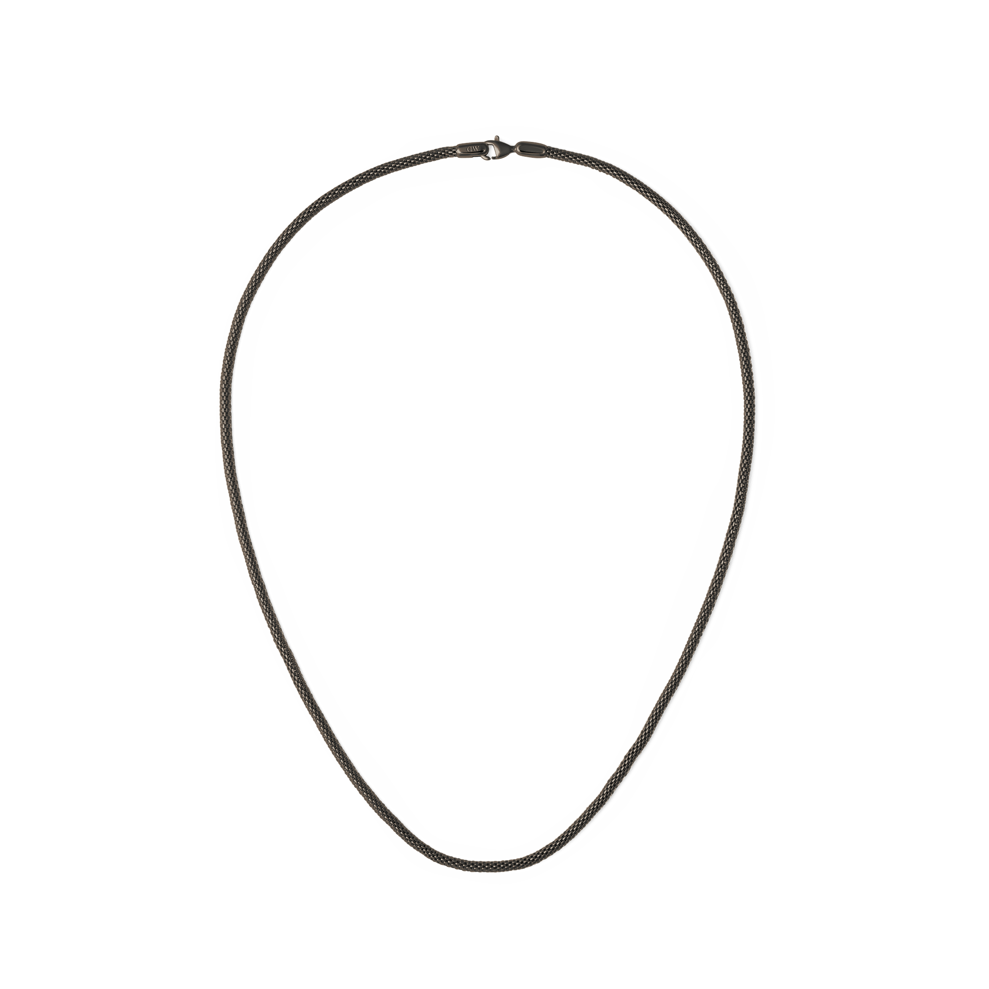Daniel Wellington Tide Mesh Necklace Graphite 2.8