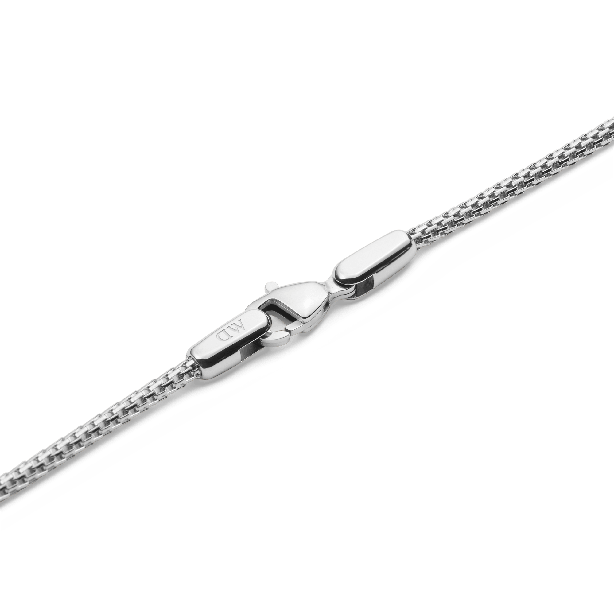 Daniel Wellington Tide Mesh Necklace Silver 1.8