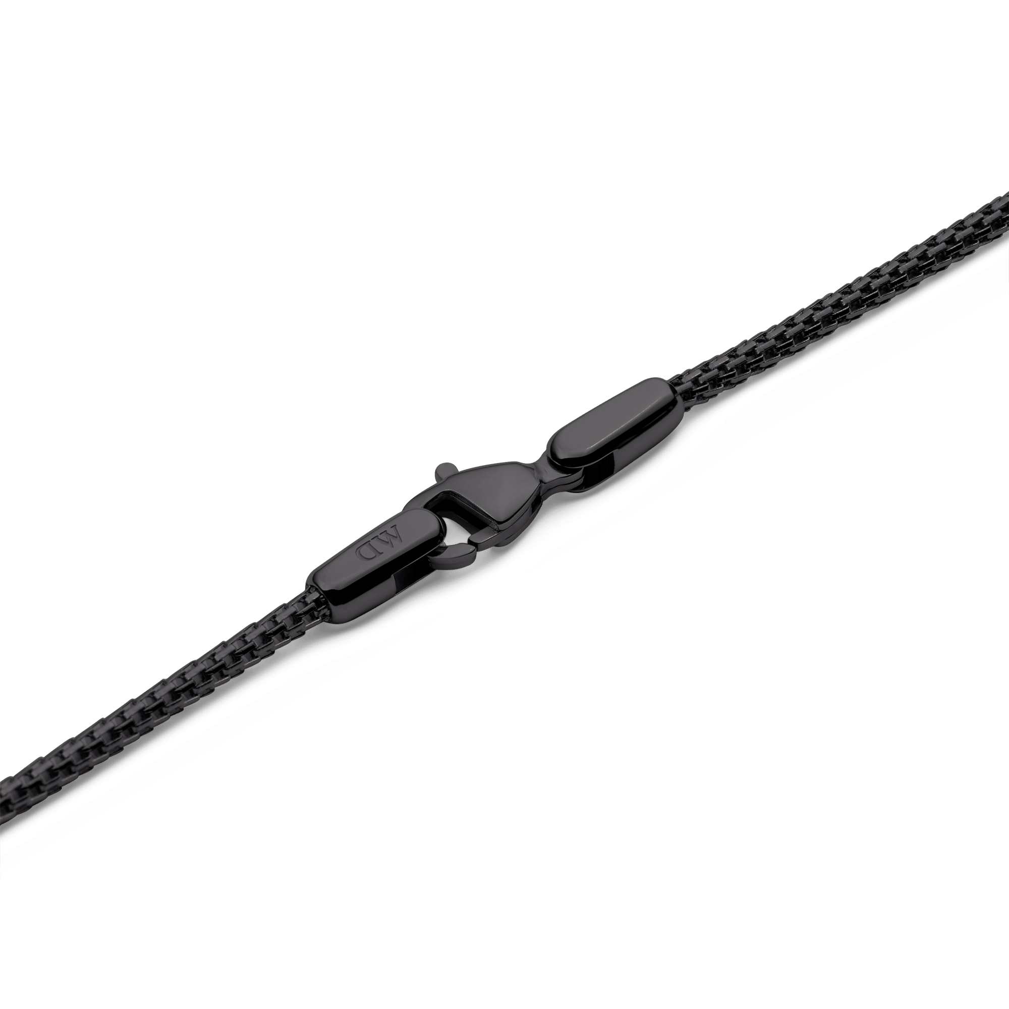 Daniel Wellington Tide Mesh Necklace Black 1.8