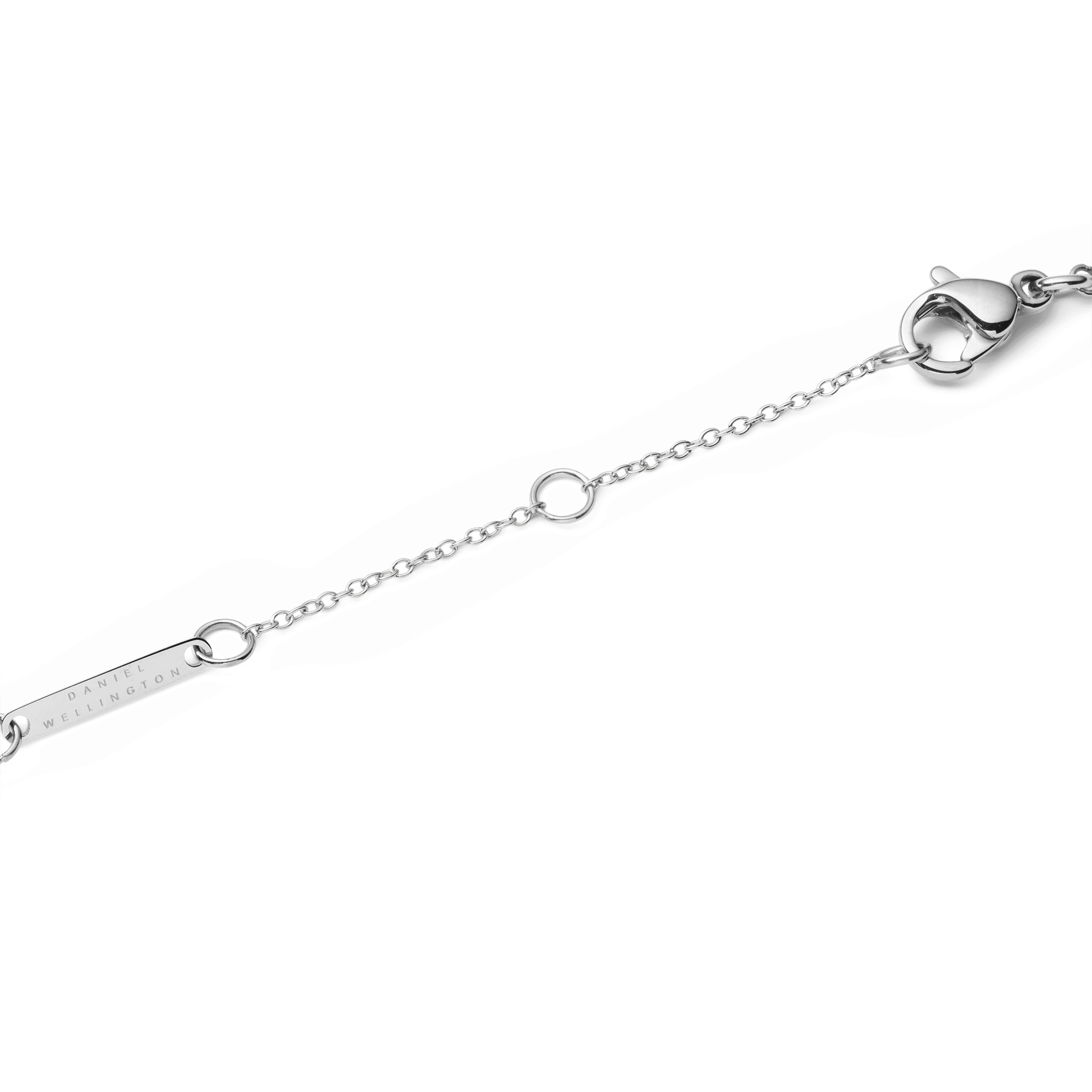 Daniel Wellington Audrey Necklace Red Agathe Silver