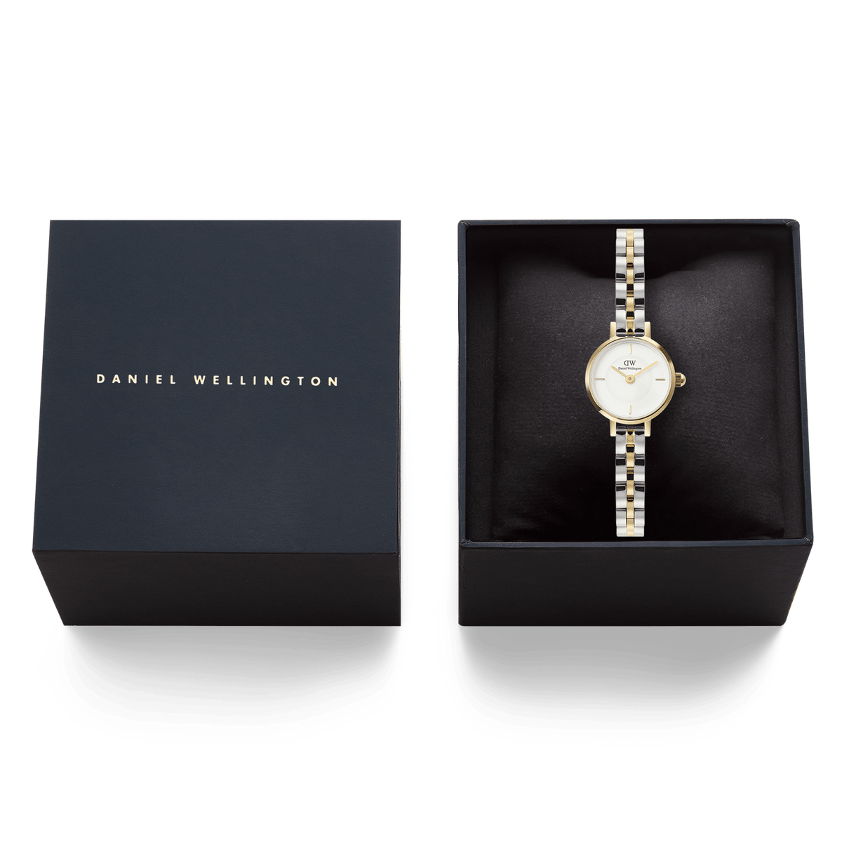 Daniel Wellington Petite Mini Arch 3-Link Two Tone Gold
