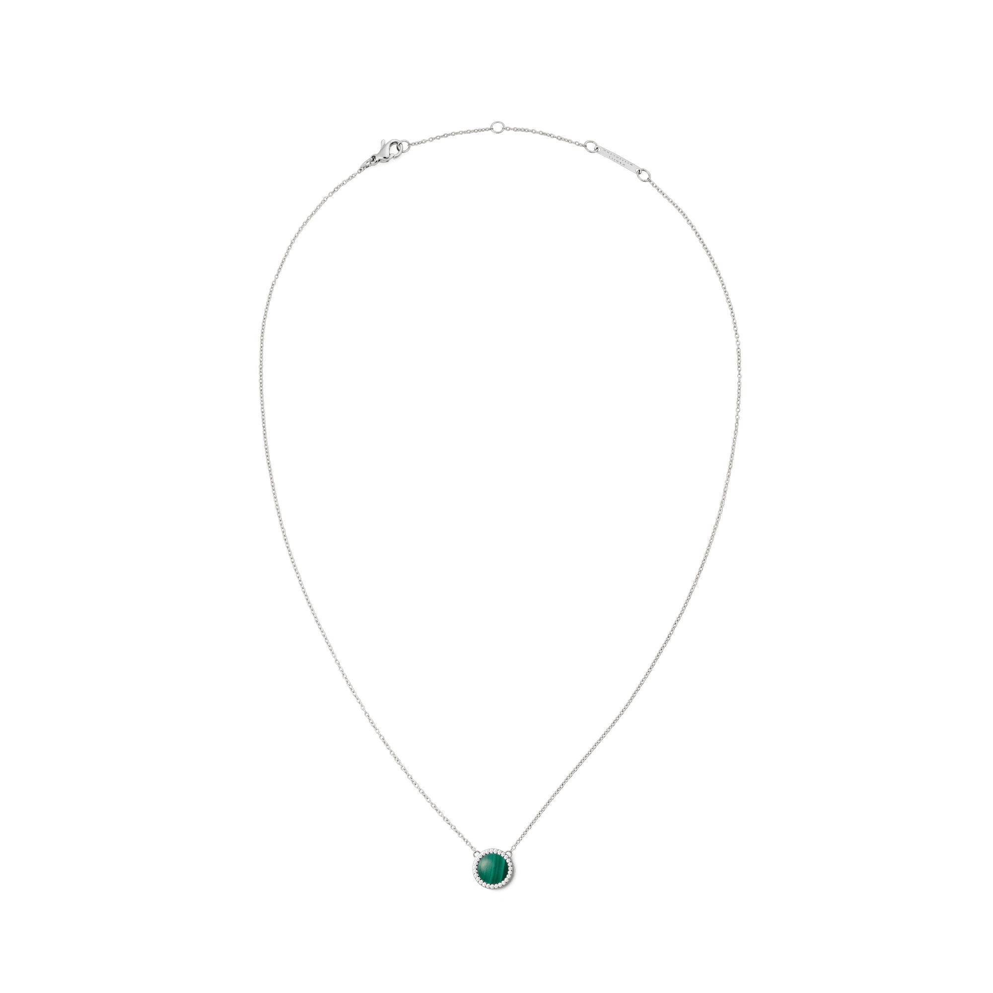 Daniel Wellington Audrey Necklace Malachite Silver