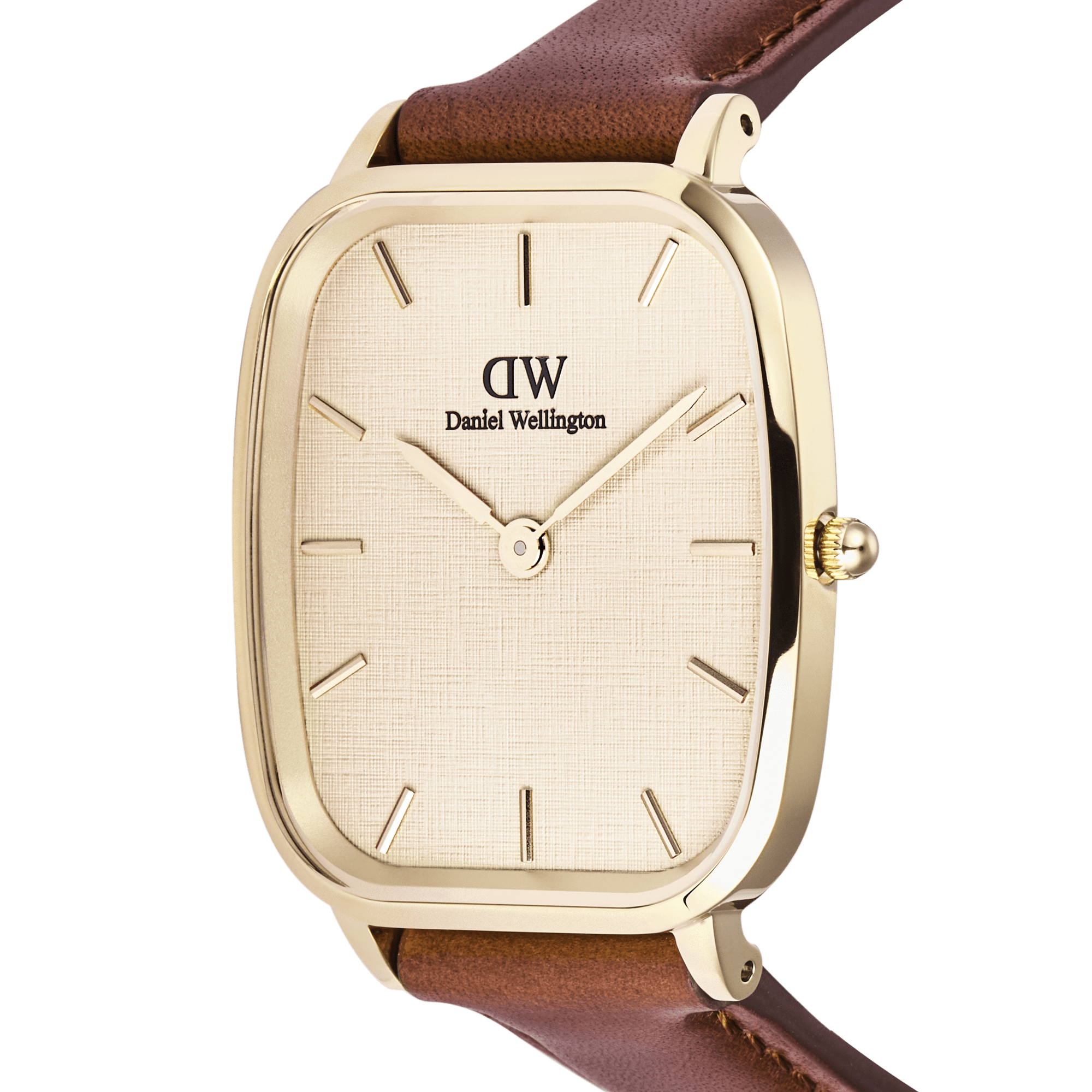 Daniel Wellington Marlon St Mawes Gold Linen Watch