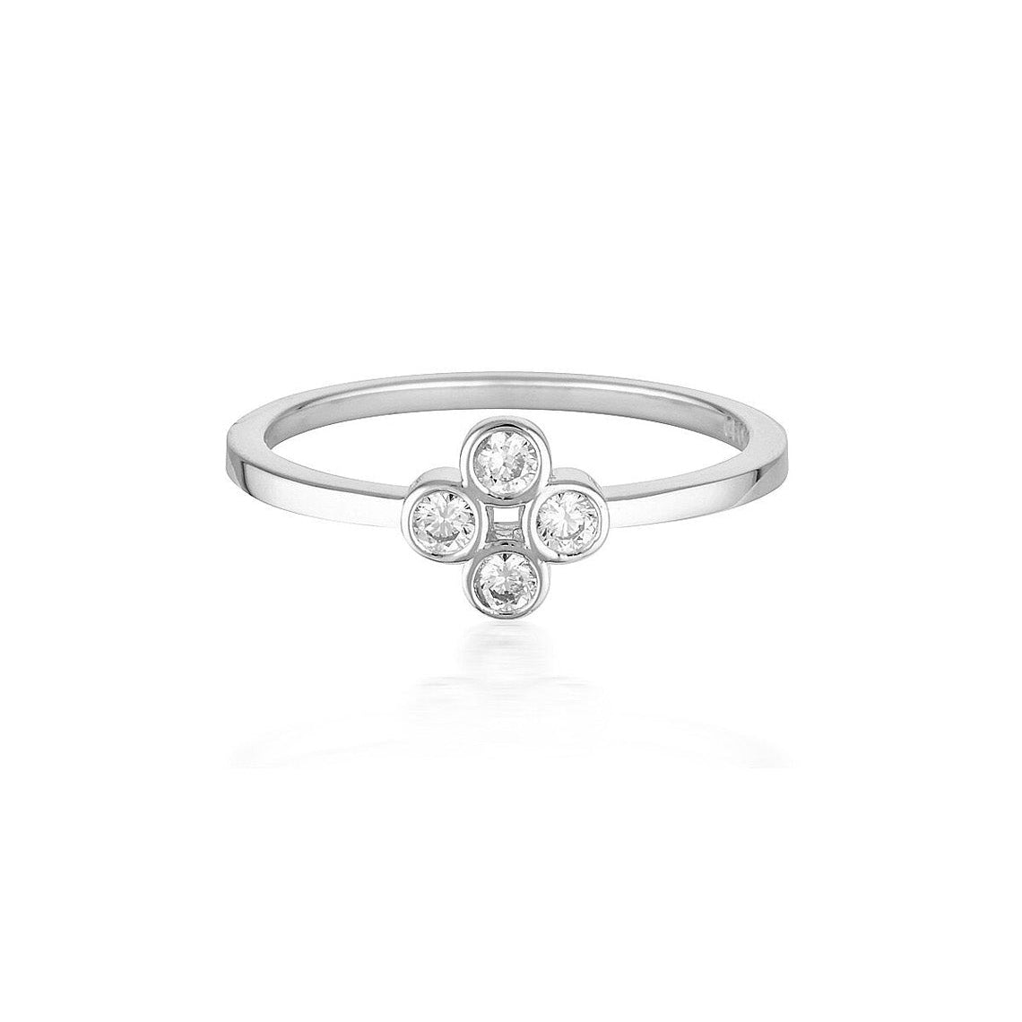Stellar Lights Silver Twinkle Ring