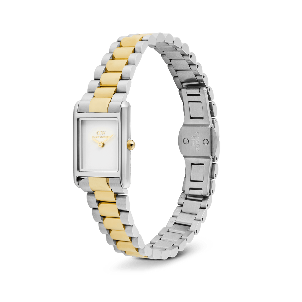 Daniel Wellington Bound Mini 3-Link Two Tone Gold