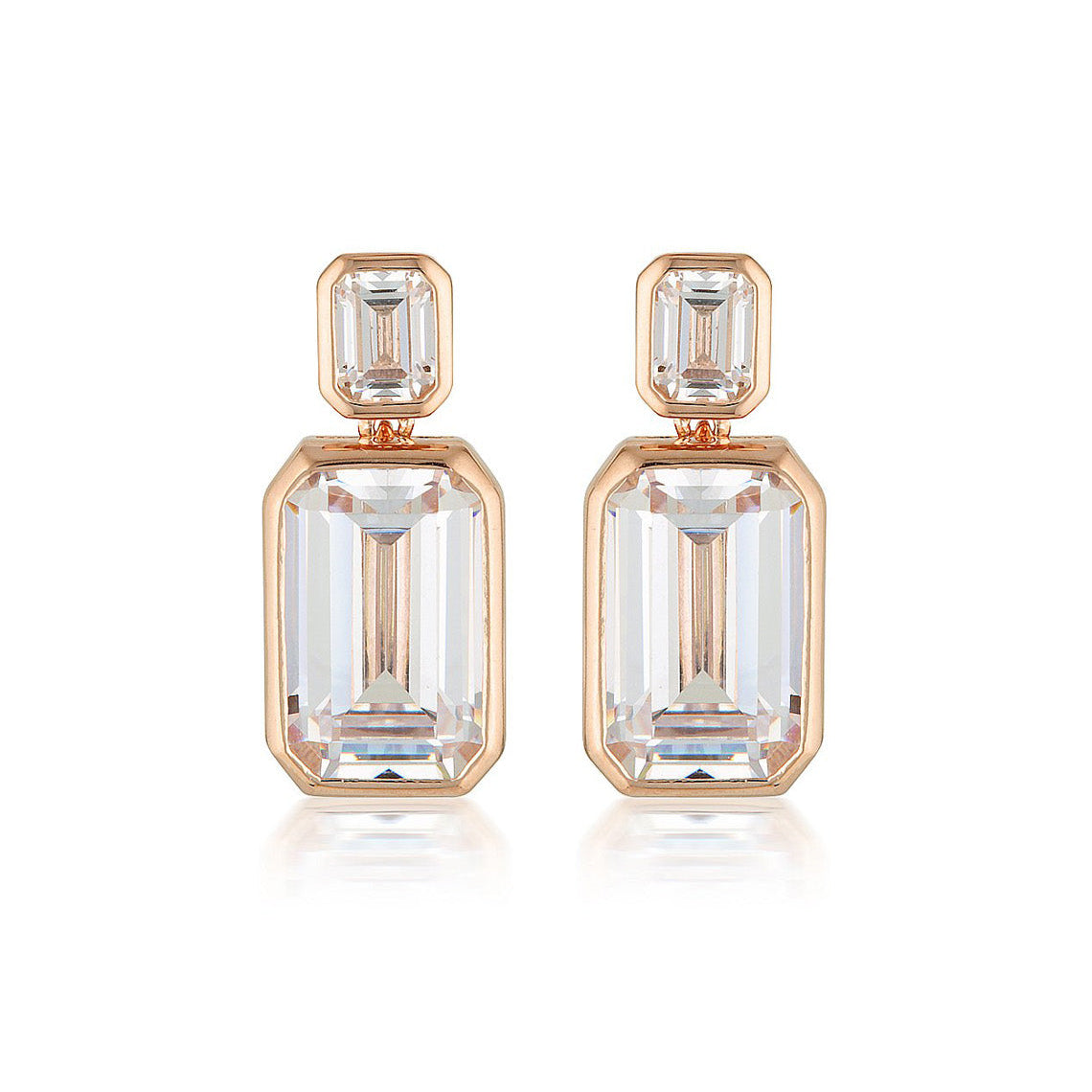 Luxe Sontuosa Earrings Rose Gold