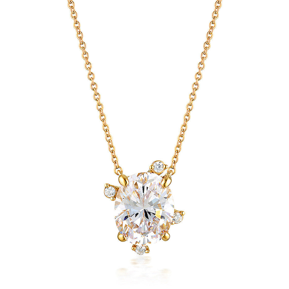 Aurora Southern Lights Pendant Gold