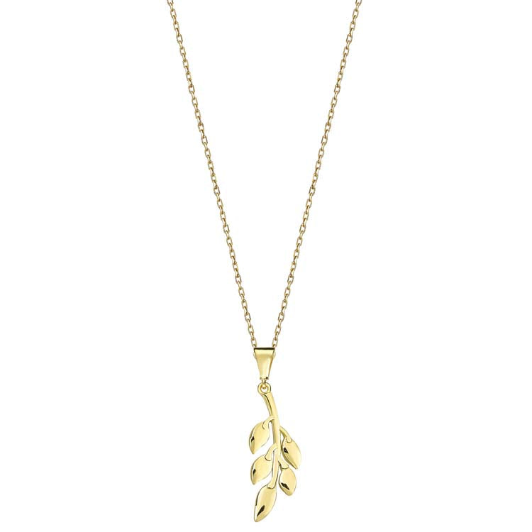 9ct Yellow Gold Nature Necklace 40-45cm