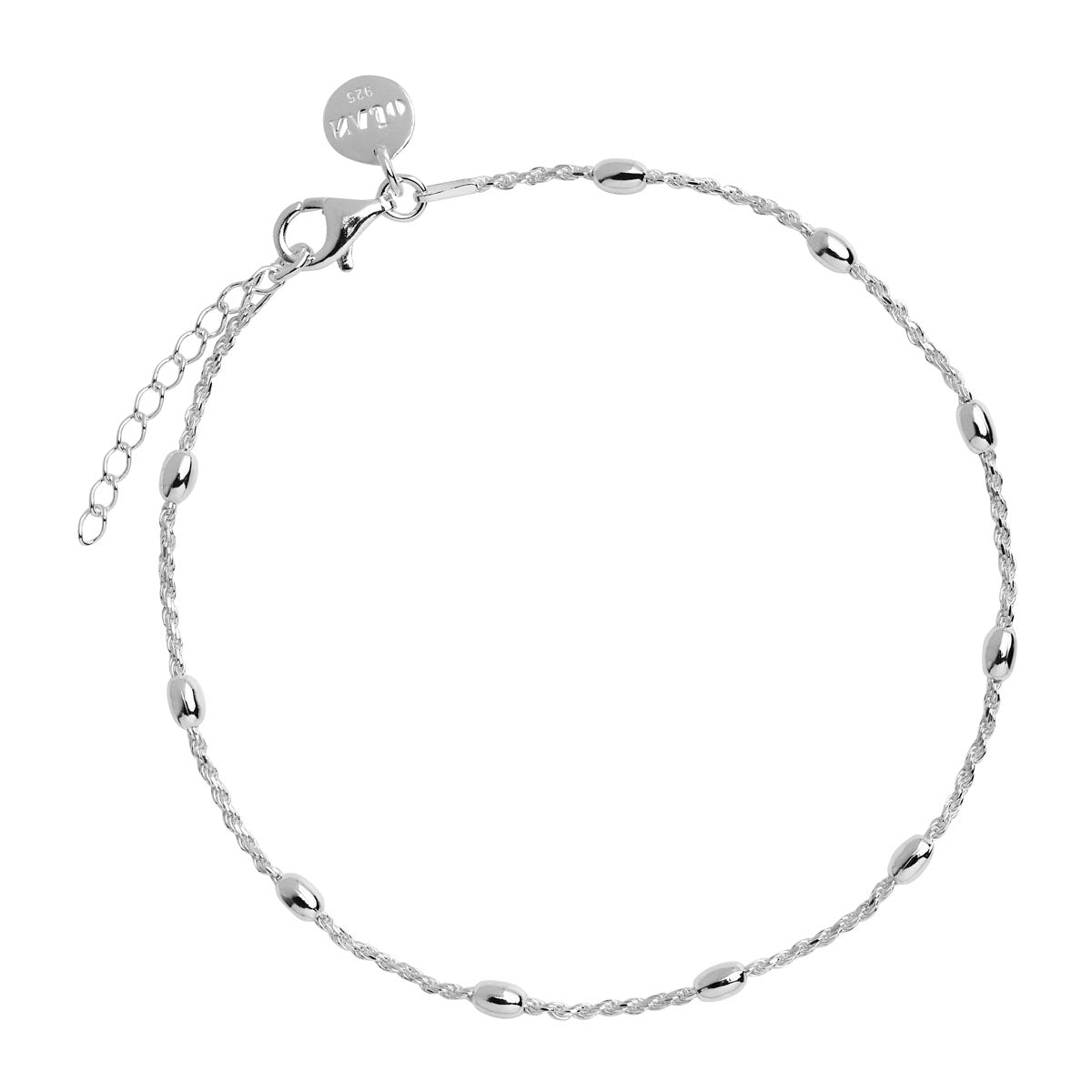 NAJO Cassiopeia Silver Anklet  (23cm+ext)