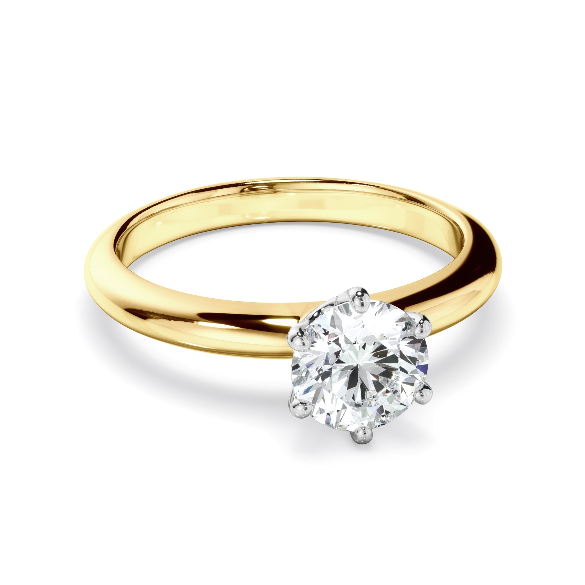 1ct Round Brilliant Cut Laboratory-Grown Diamond Engagement Ring
