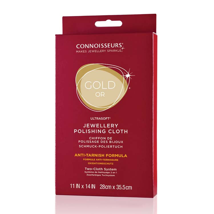 Connoisseurs UltraSoftÂ® Gold Jewellery Polishing Cloth