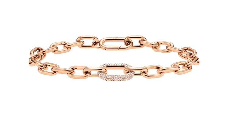 Daniel Wellington Crystal Link Bracelet Rose Gold