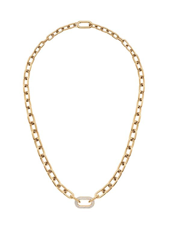 Daniel Wellington Crystal Link Necklace Gold