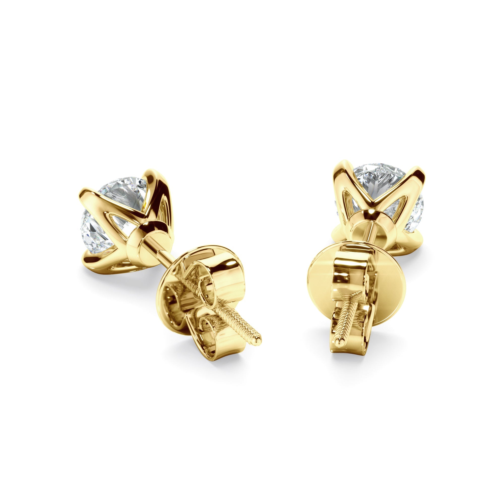 0.40ct Round Brilliant Cut Laboratory-Grown Diamond Stud Earrings