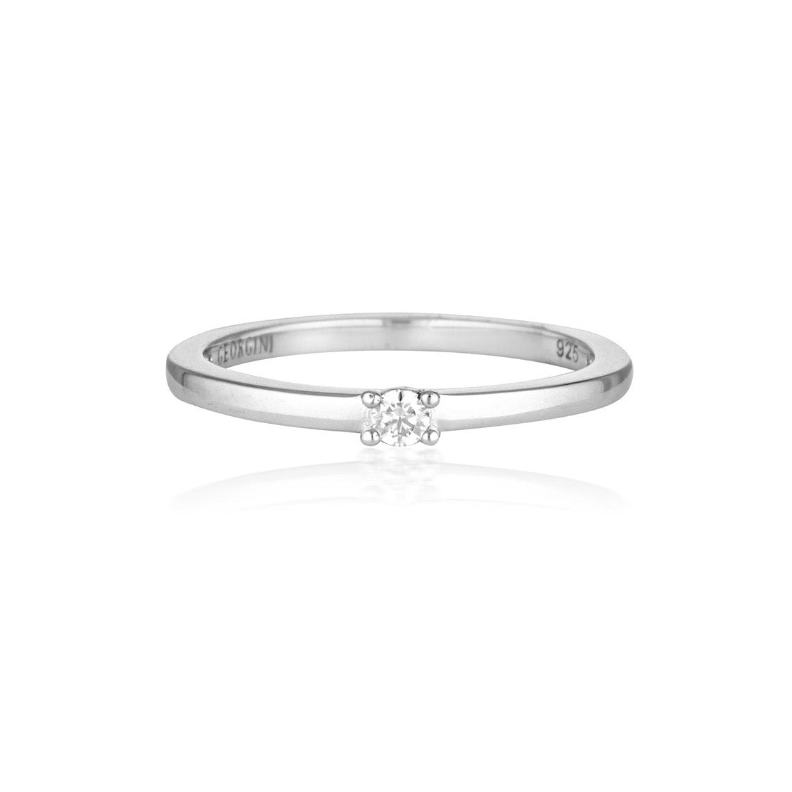Summer Sorbet Mini Marshmallow Ring Silver
