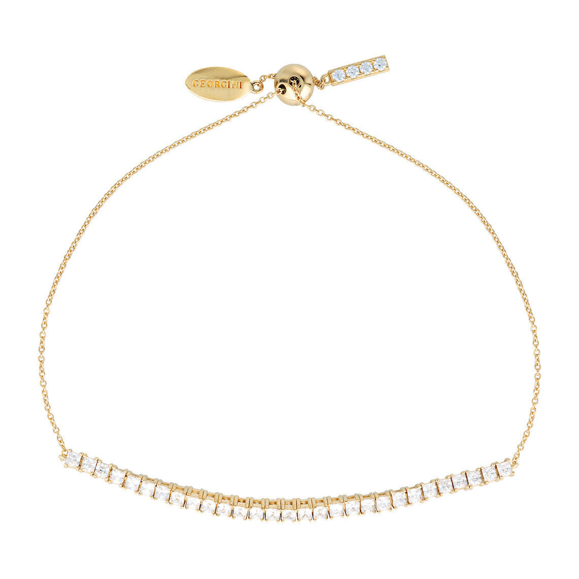 Iconic Bridal Vera 2mm Bracelet Gold Adjustable
