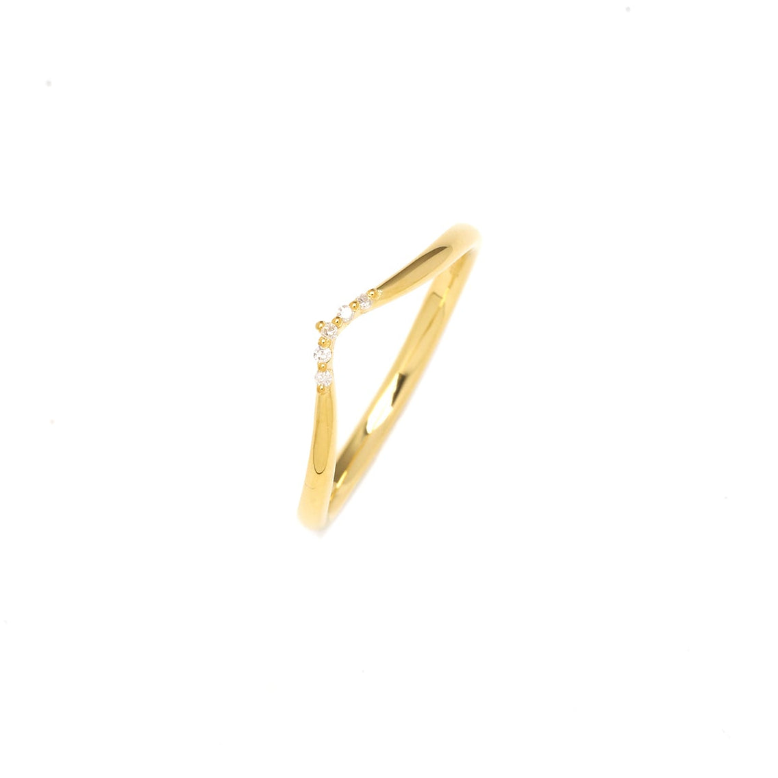 Diamonds by Georgini Five Natural Diamond Fancy Ring Gold