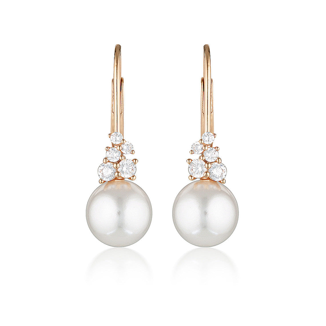 Red Carpet Govenors Earrings Rose Gold