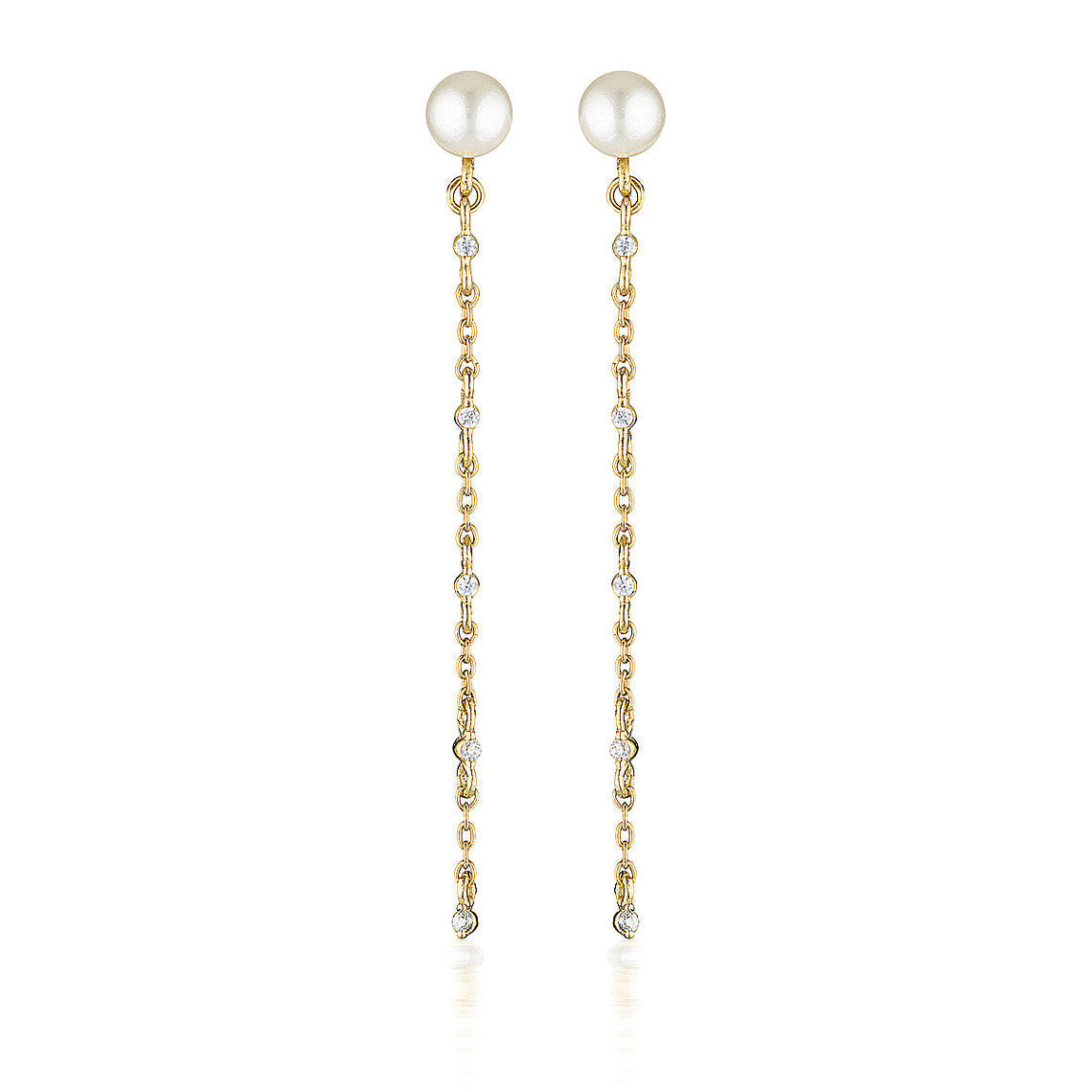 Red Carpet Globe Earrings Gold