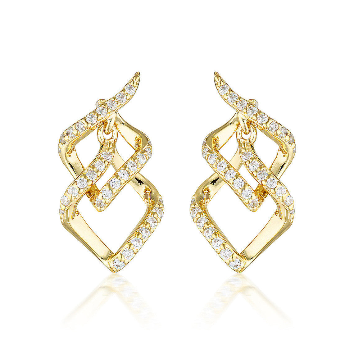 Red Carpet Aria Earrings Gold