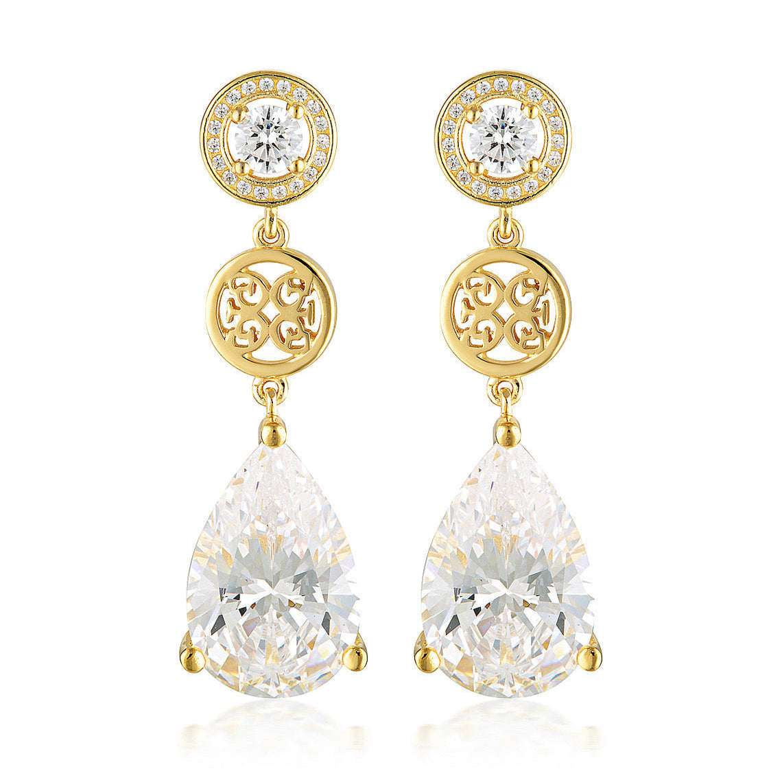 Signature Memento Earrings Gold