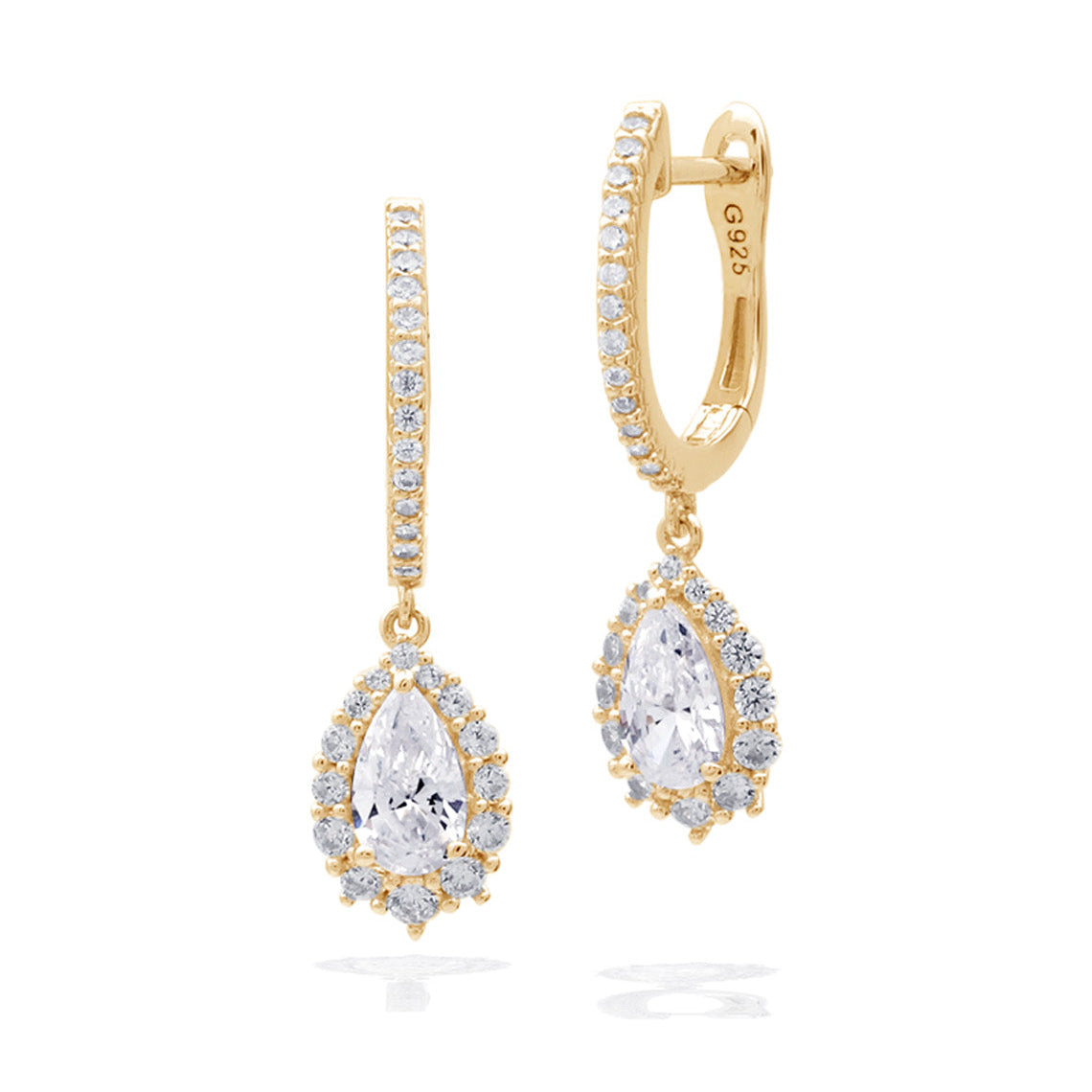 A Christmas Journey Elegant Earrings Gold