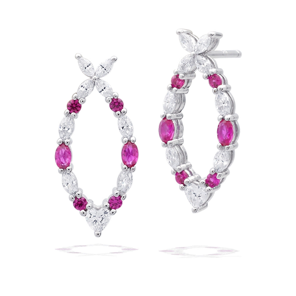 A Christmas Journey Yule Earrings Ruby