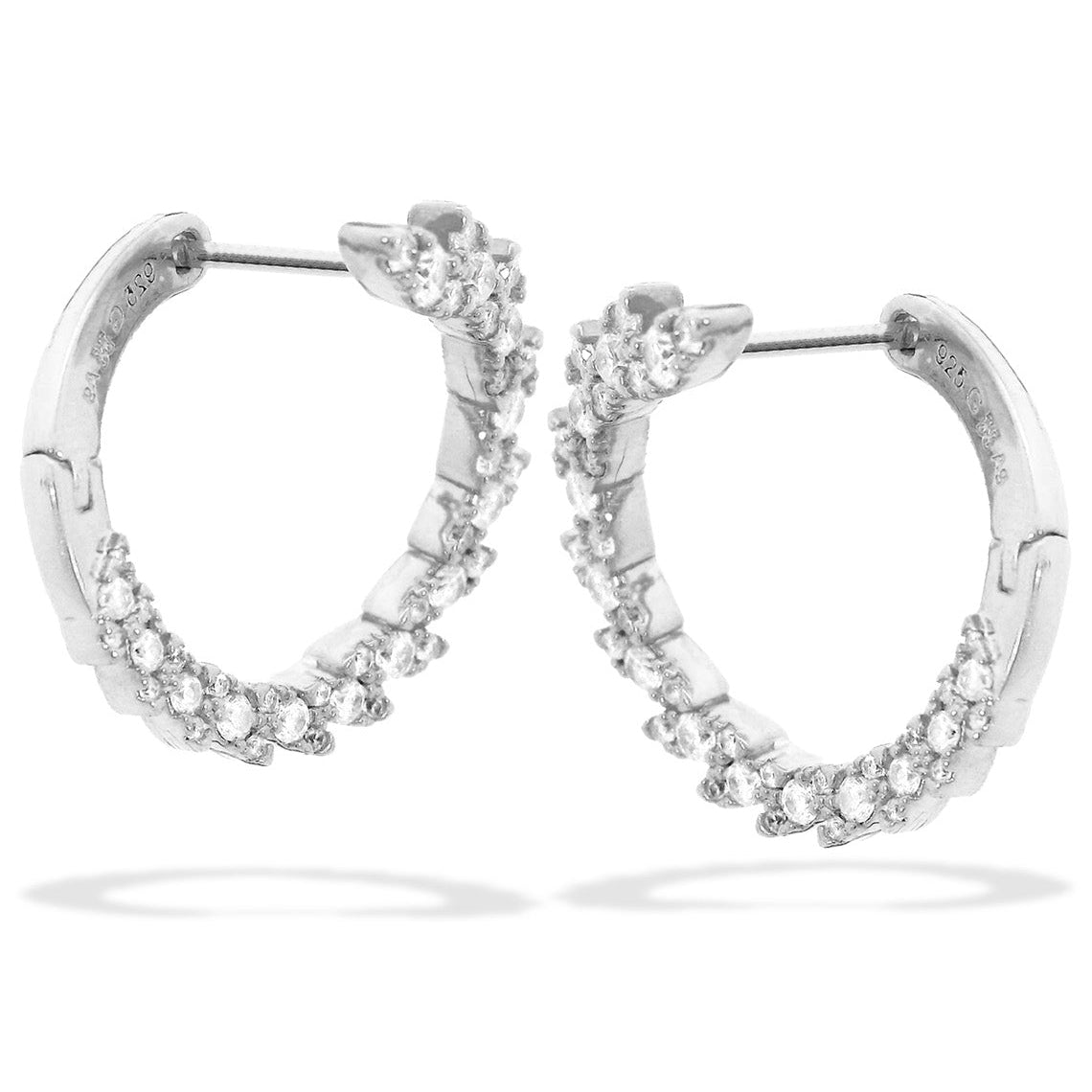 Georgini Sydney Soiree Point Piper Earrings Silver