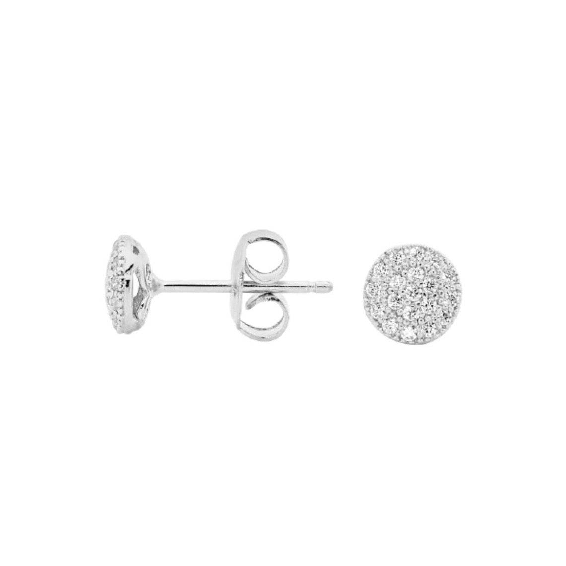 Petite Circle Stud Earrings