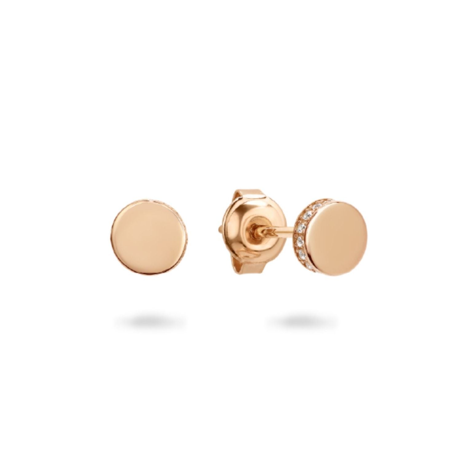 Micro Rose Gold Earring