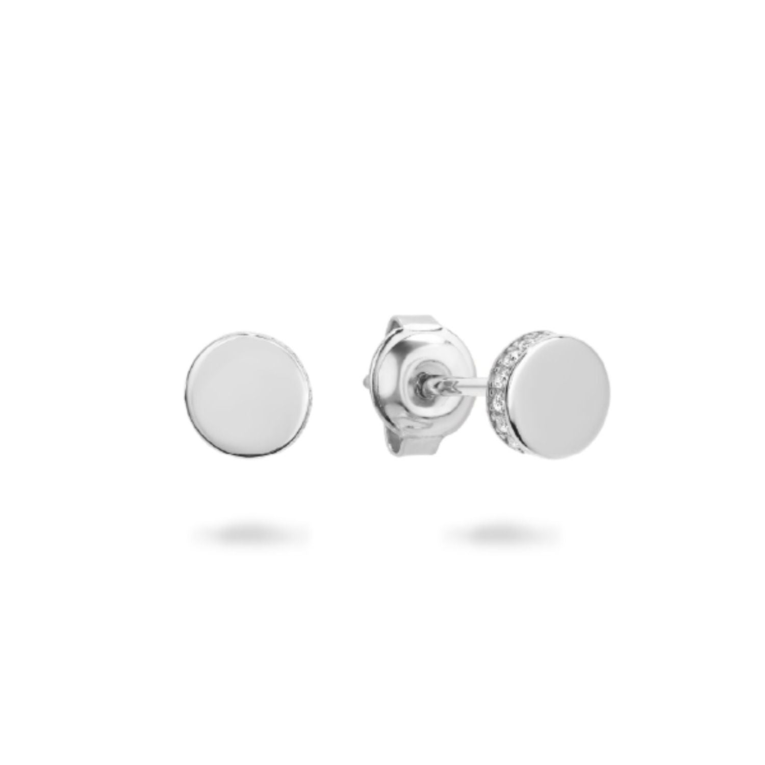 Micro Rhodium Earring