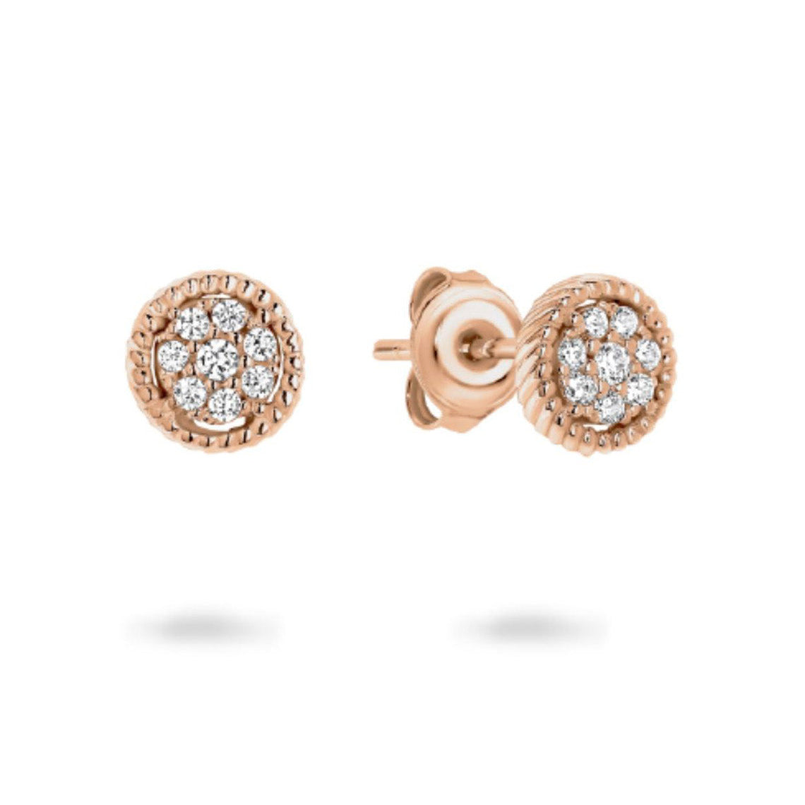 Mica Rose Gold Earring