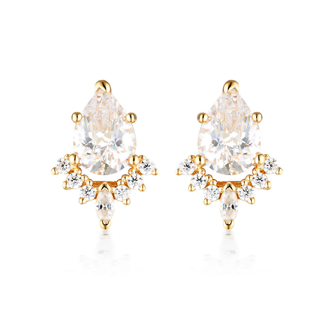 Iconic Bridal Penelope Earring Gold