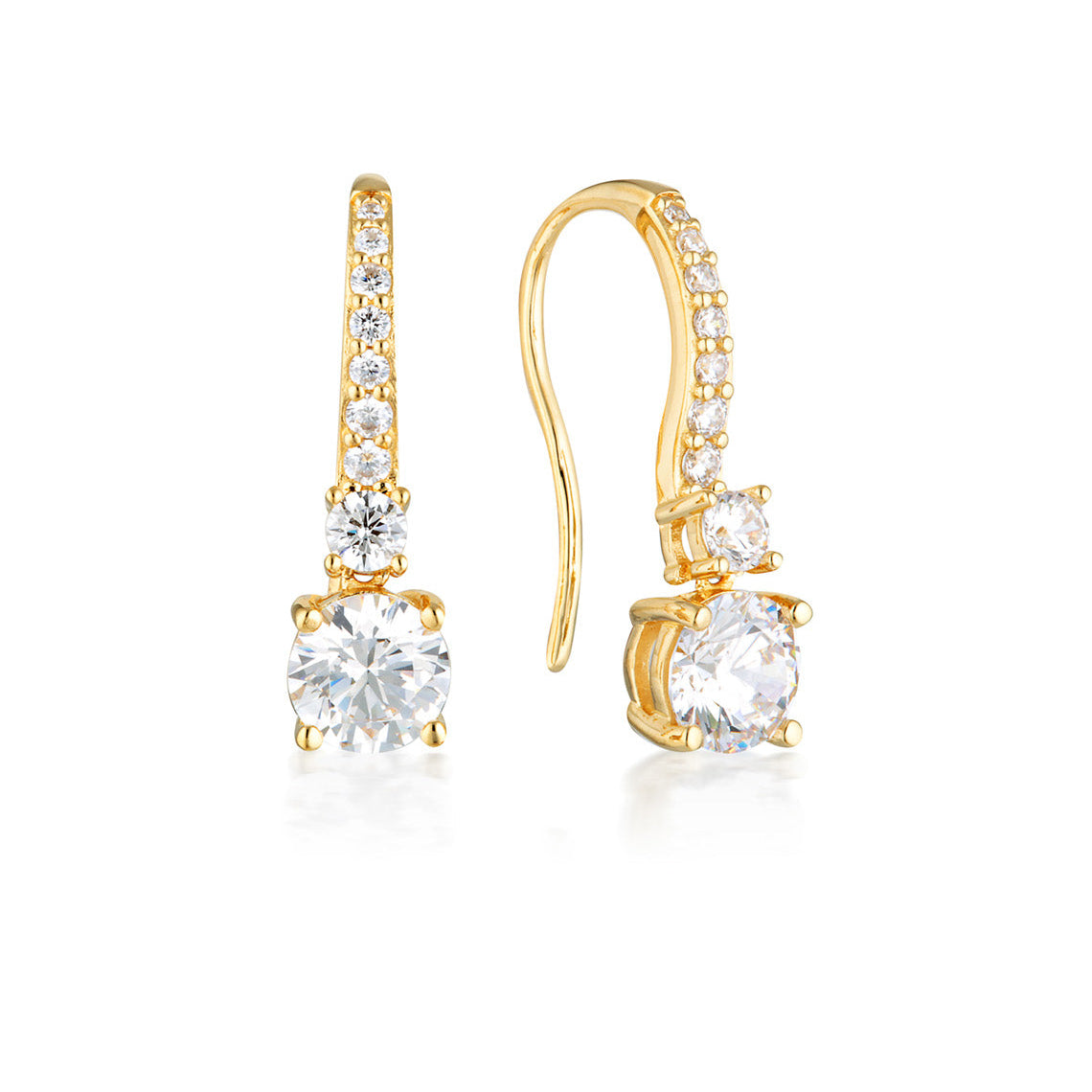 Iconic Bridal Daphne Earrings Gold