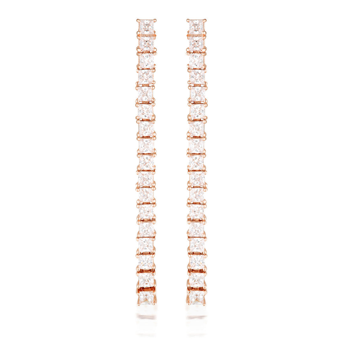 Iconic Bridal Vera Earrings Rose Gold