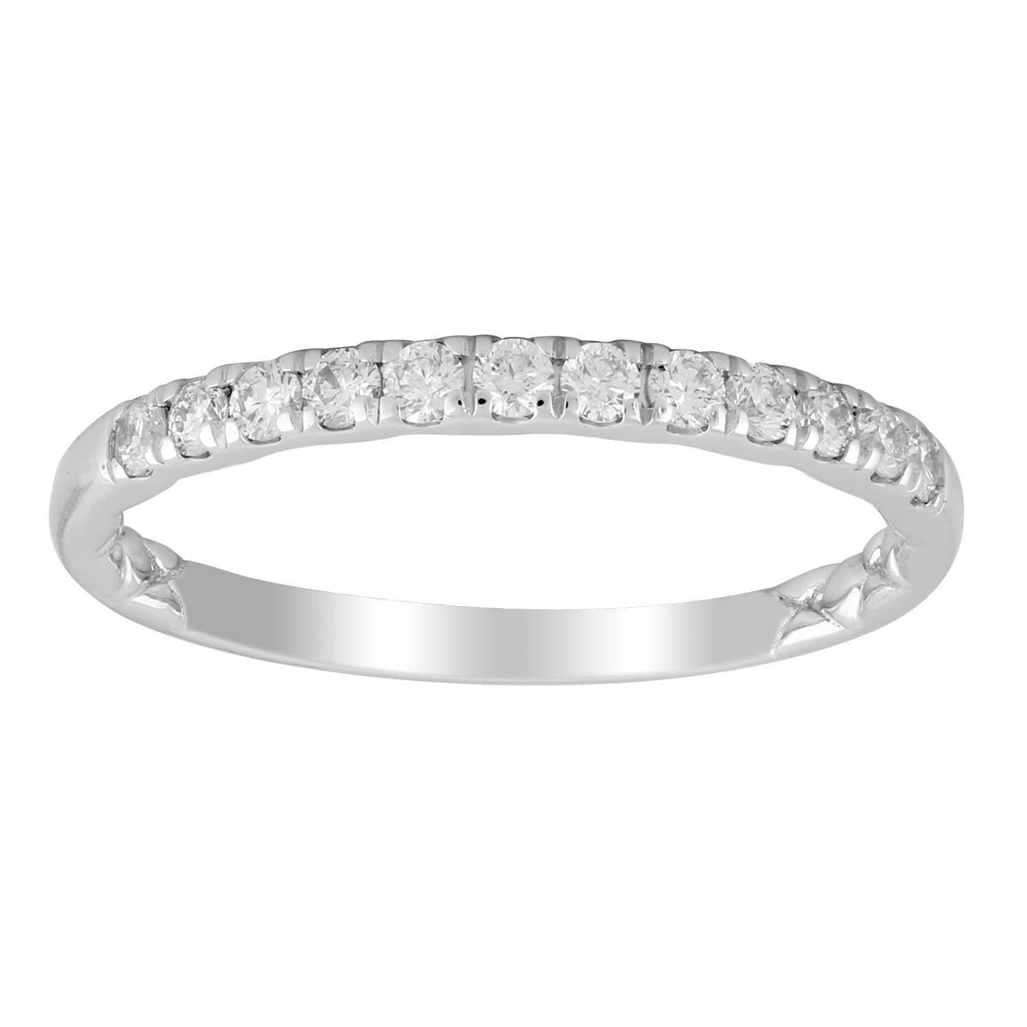 Ring with 0.25ct Diamonds in 9ct White Gold