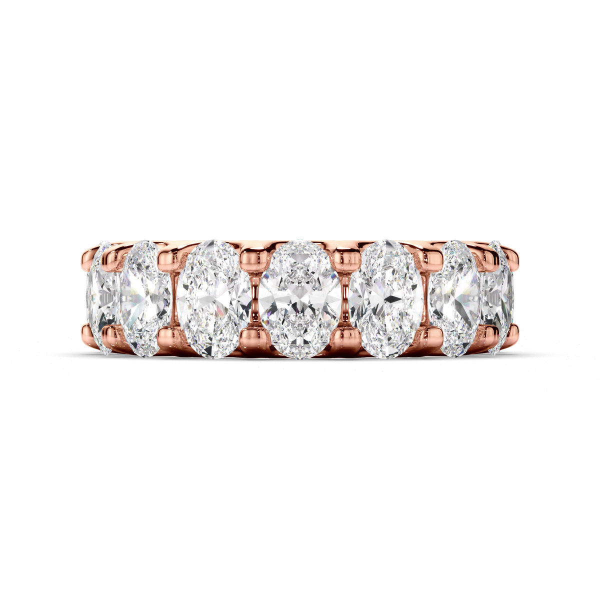 Oval Cut Diamond Eternity Ring