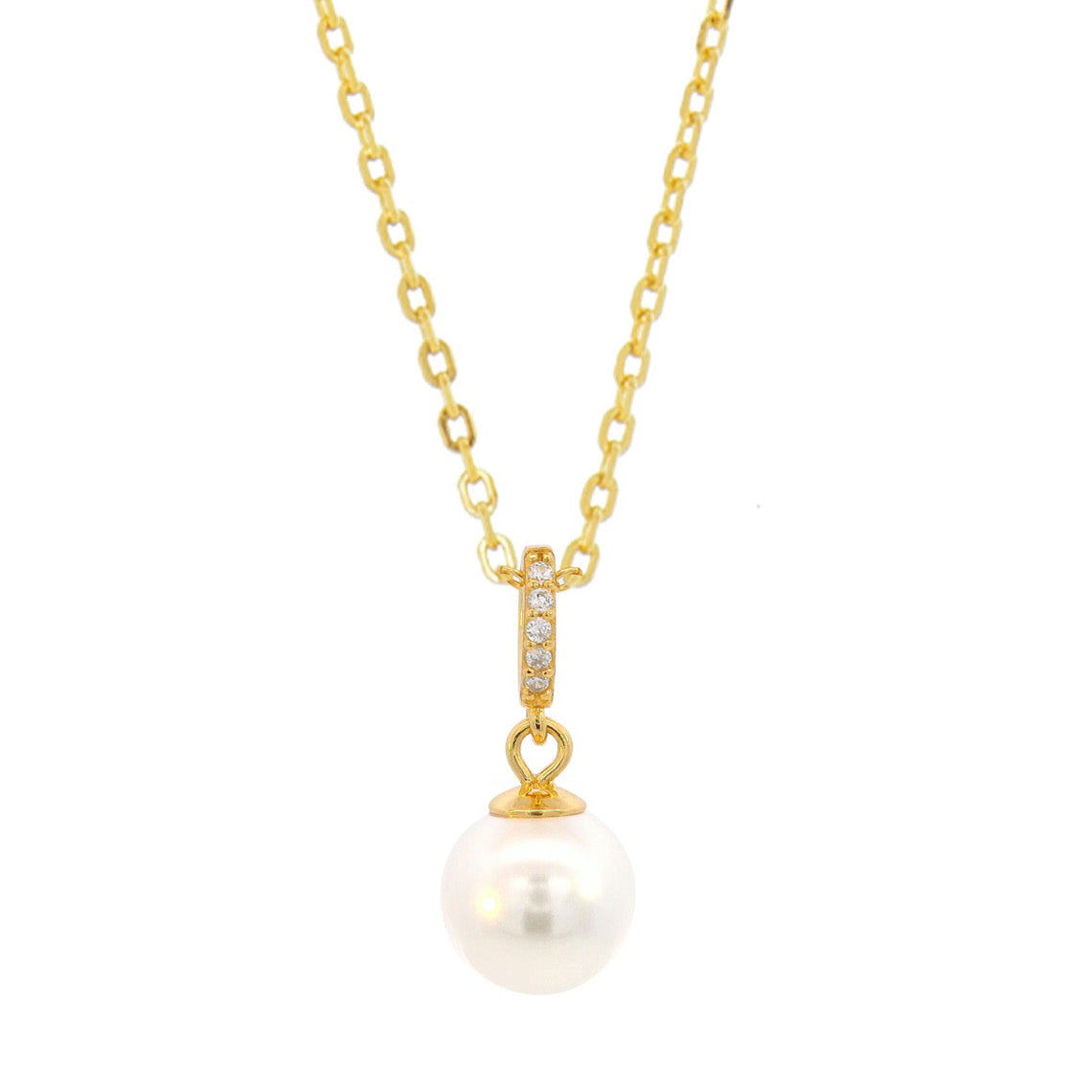 Adagio Effortless Glow Pearl Pendant Gold